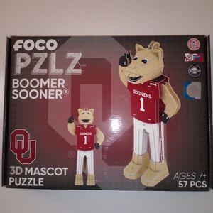 Foco pzlz 3d mascot puzzle Boomer Sooner